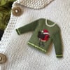 Robin Christmas jumper brooch