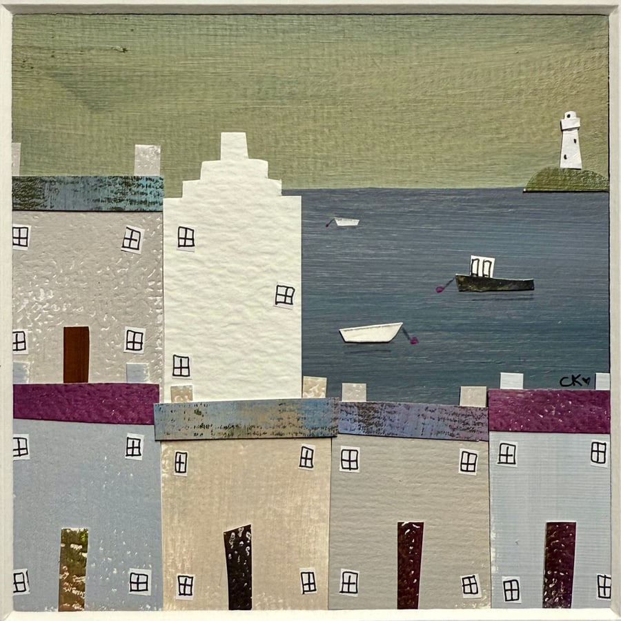 Fishing Town Collage