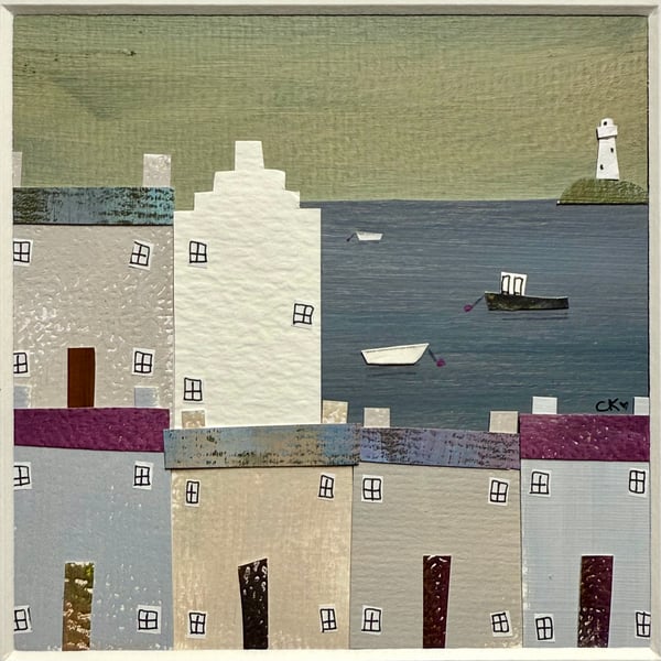 Fishing Town Collage