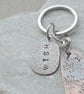Dandelion Copper Heart Wish Keyring - Image 3