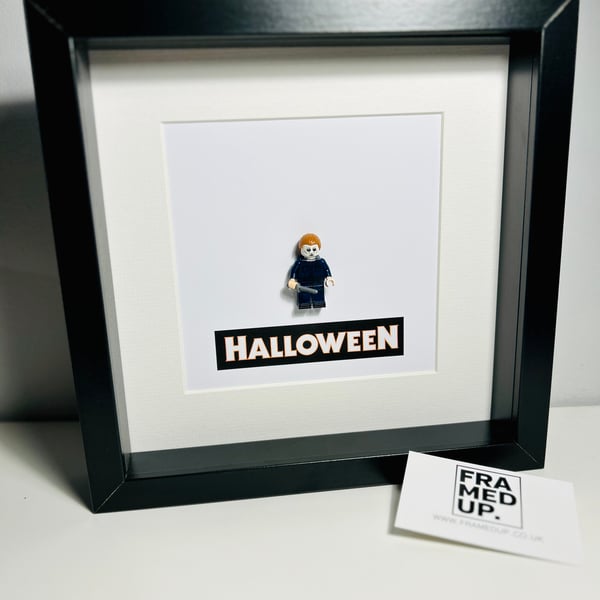 HALLOWEEN - MICHAEL MYERS - Framed custom minifigure