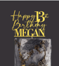 Happy Birthday Cake Topper, Custom Name and Age Cake Topper, 13th Cake Topper