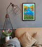 Crawley Tilgate Park travel poster print by Susie West - Image 5