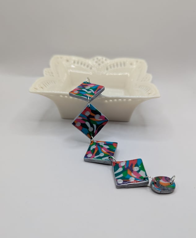 Jewel colour burst bracelet 