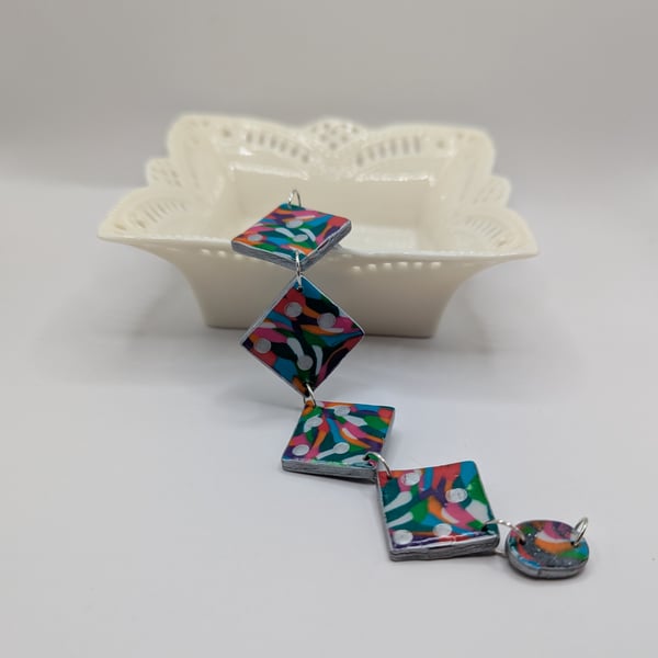 Jewel colour burst bracelet 