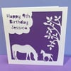 Horse Birthday Card