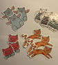 Angel cat stickers