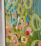'I'm in the garden'  Original mixed medium painting  - Image 5