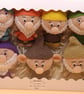 Crochet seven dwarfs 