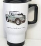 Land Rover SWB Series 3 1977 - 14fl oz Stainless Steel Travel Mug - Image 2