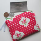 SALE Flowery   Coin Purse