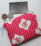 SALE Flowery   Coin Purse