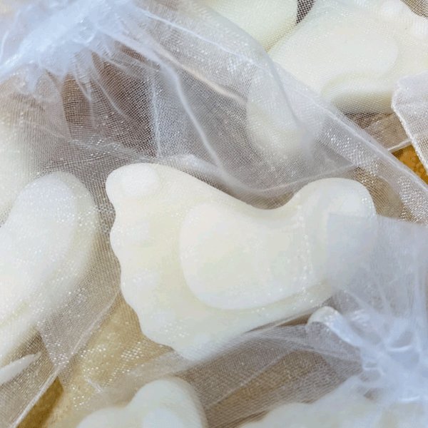 Handmade to order Baby Feet Wax Melts gifts For Her baby Shower Favour