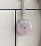 Rose Quartz Donut Handbag Charm  - Image 3