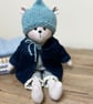 Handmade Cloth bear - Maud by Clayton Bears.