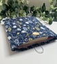 Handmade Padded Book Bag: Floral Dragonfly Book Cover, Book Protector - Image 4