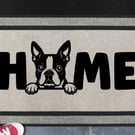 Boston Terrier Doormat No.3 - All Weather -  Boston Terrier Welcome Mat,45x70cm 