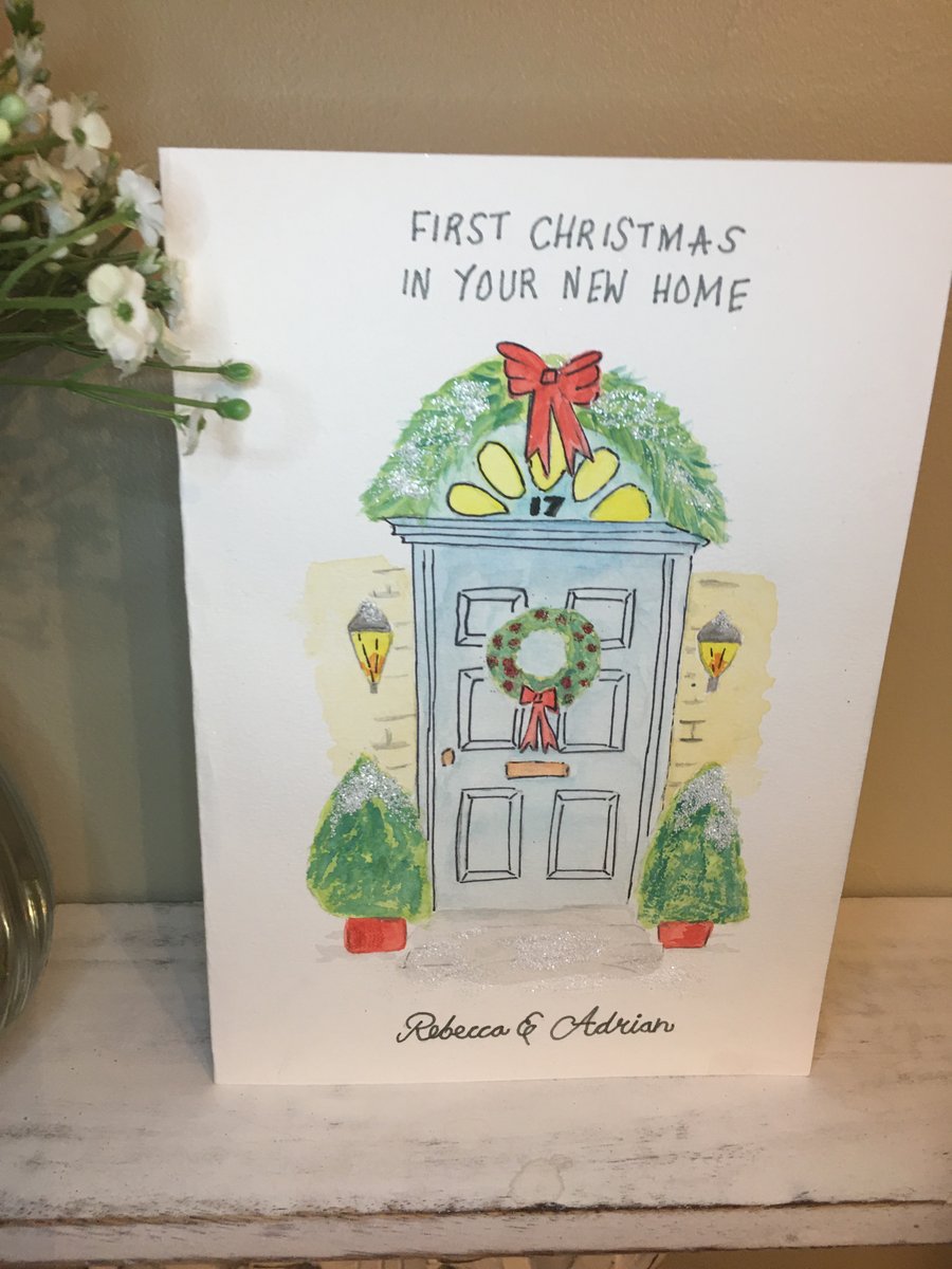 First Christmas In Your New Home, Personalised First Christmas In Your New Home