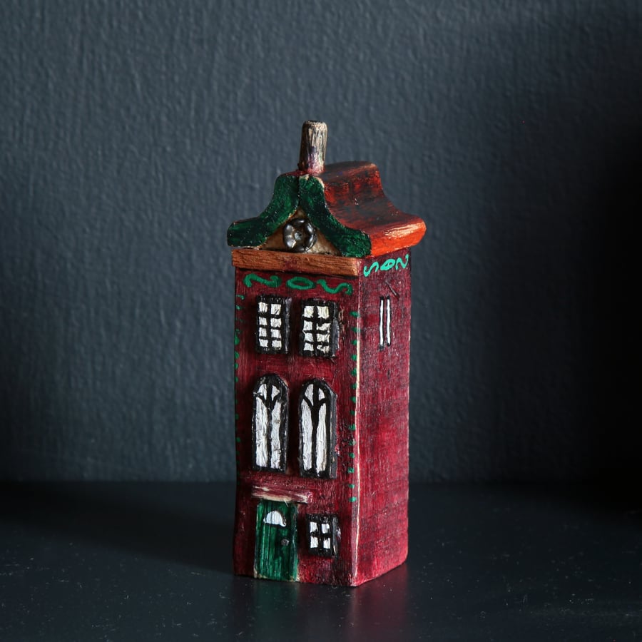 Wonky Buildings, Amsterdam Driftwood Art