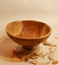 Hand carved Bowl in hedgerow wood. - Image 1
