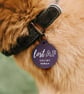 Lost AF - Personalised Dog ID Collar Tag: Funny Custom Pet Safety Accessories