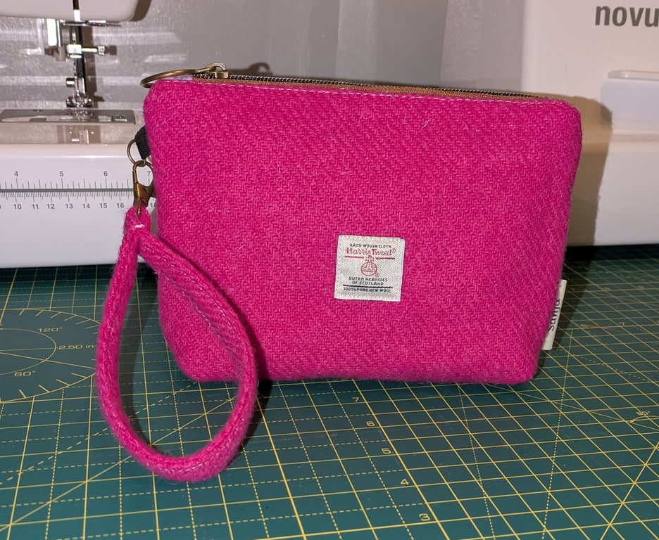 Harris Tweed Wristlet Purse