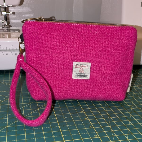 Harris Tweed Wristlet Purse