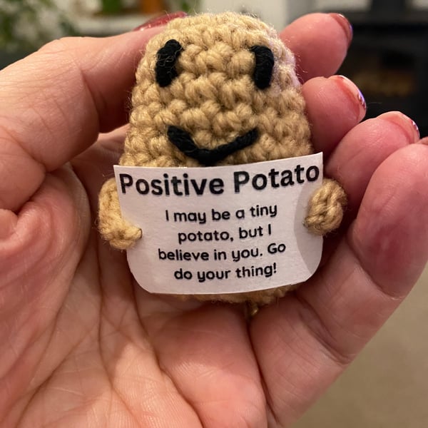 Handmade Crochet Positive Potato - Folksy