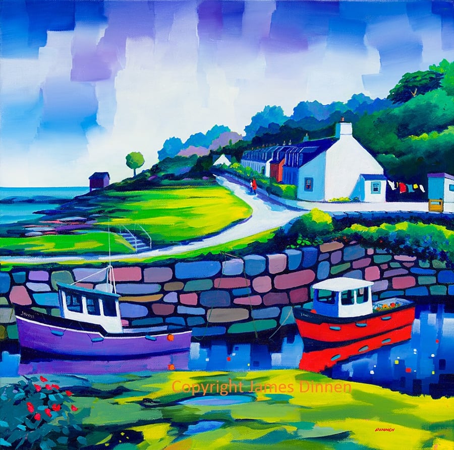 Corrie , Arran X large limited edition giclee print (free postage Uk) 