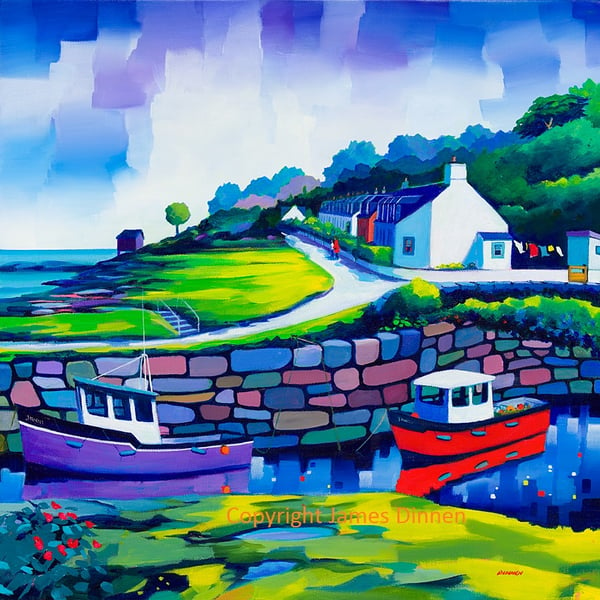 Corrie , Arran X large limited edition giclee print (free postage Uk) 