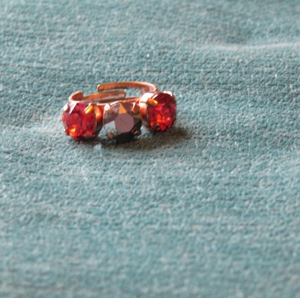 Adjustable Swarovski Ring