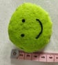 Handmade felt emoji brooch - Image 3