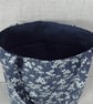 Tote bag, shopping bag, floral denim - Image 4