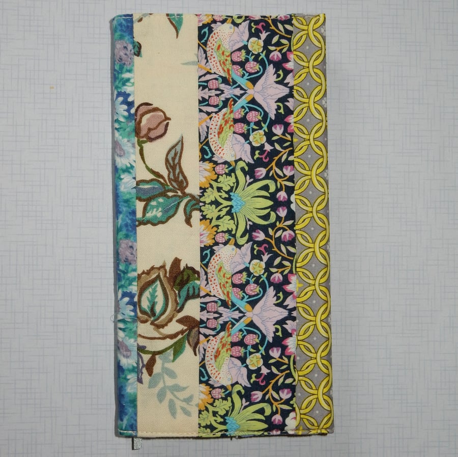 Diary 2021 Liberty print patchwork slim line