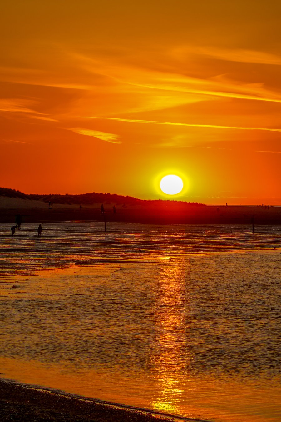 Coastal Photography Greetings Card - Wells-next-Sea Sunset - Blank Card