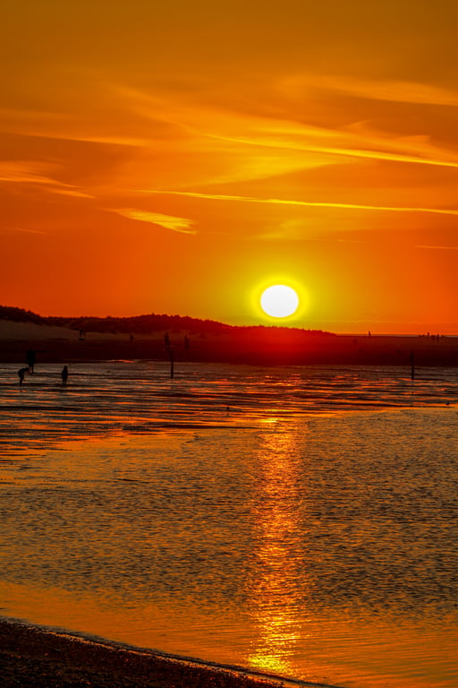 Coastal Photography Greetings Card - Wells-next-Sea Sunset - Blank Card