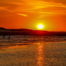 Coastal Photography Greetings Card - Wells-next-Sea Sunset - Blank Card