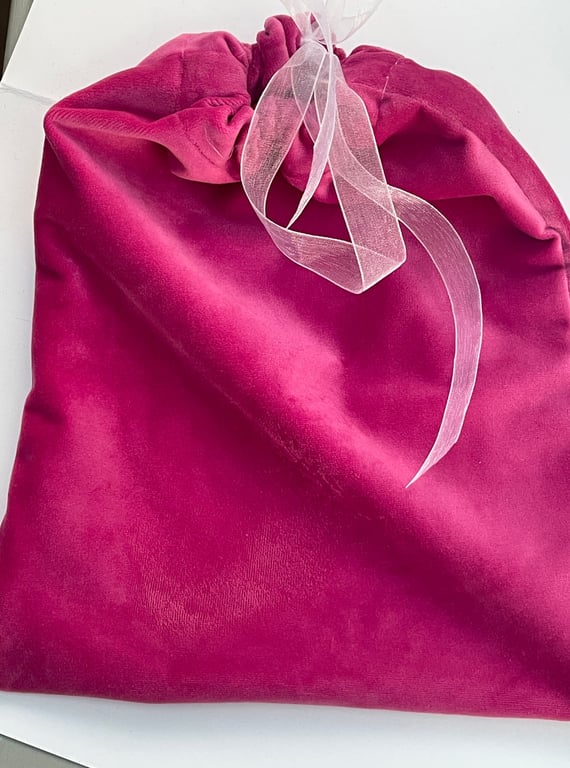 Luxury velvet draw string gift or storage bag