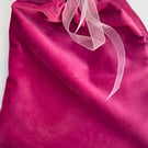 Luxury velvet draw string gift or storage bag