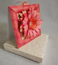 Delightful Dahlia in a Frame Card Keepsake Card, Pink and Orange - Any Occasion - Image 8