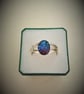 Pretty Tri-Colour Adjustable Ring - 2 - Image 5