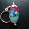  Glass Bead Key Ring