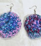 Purple Boho Earrings - Image 3