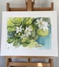 Garden Lilies - Original Watercolour Painting - Image 1
