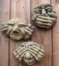 Hear, See, Speak No Evil - Set of 3 Gargoyle Plaques