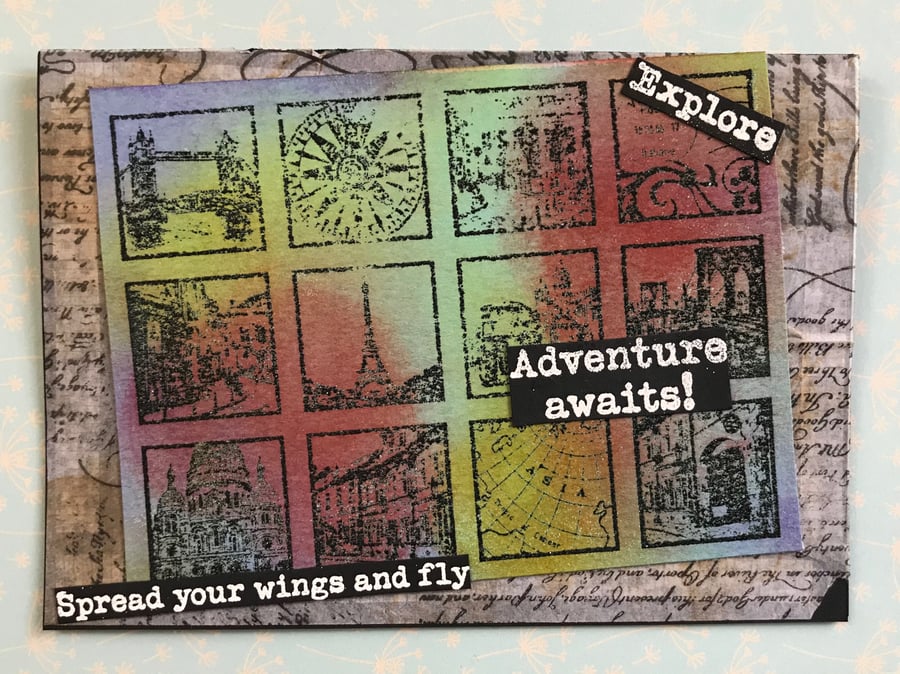 Mini Cities Bon Voyage Traveller card
