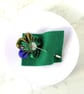 Flower Lapel Pin, Fabric Flower, Wedding Buttonhole  - Image 3