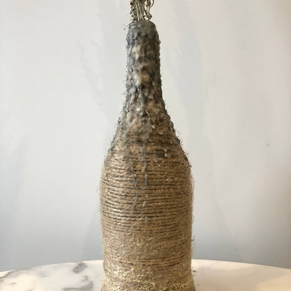 Handmade bottle-vase (29 cm)