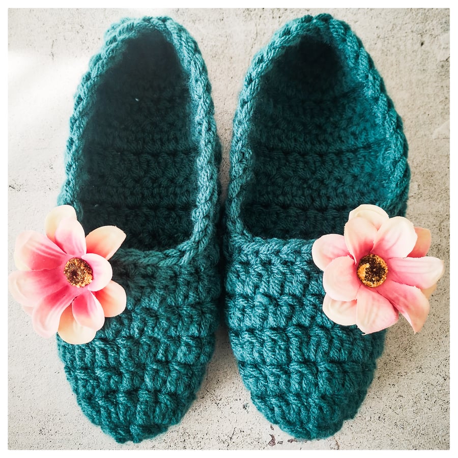 Handmade 2025 crochet slippers