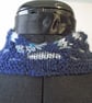 Knitted Kerchief Cowl, Scarf, Neckwarmer, Neckerchief, Bandana, Merino Wool - Image 4